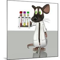 Laboratory Mouse, Conceptual Artwork-Friedrich Saurer-Mounted Photographic Print