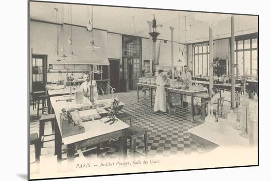 Laboratory, Pasteur Institute-null-Mounted Art Print