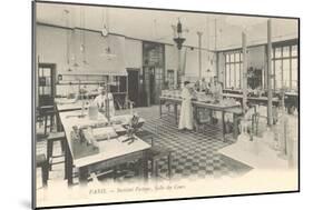 Laboratory, Pasteur Institute-null-Mounted Art Print