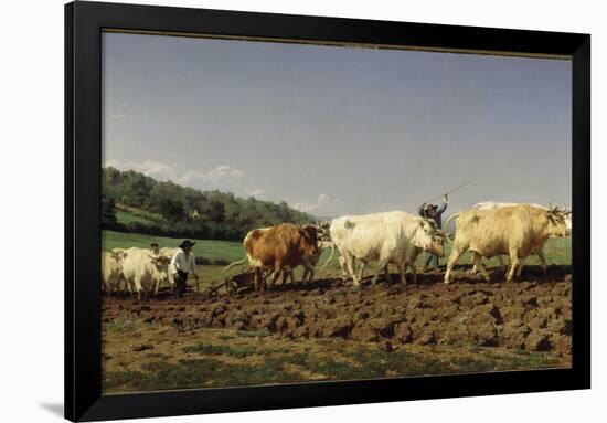 Labourage nivernais : le sombrage-Rosa Bonheur-Framed Giclee Print