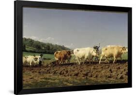 Labourage nivernais : le sombrage-Rosa Bonheur-Framed Giclee Print