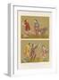 Labourer, a Boy Ploughing, Mowing and Seeding-null-Framed Giclee Print