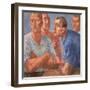 Labourers, 1926-Kuzma Sergeevich Petrov-Vodkin-Framed Giclee Print