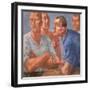 Labourers, 1926-Kuzma Sergeevich Petrov-Vodkin-Framed Giclee Print