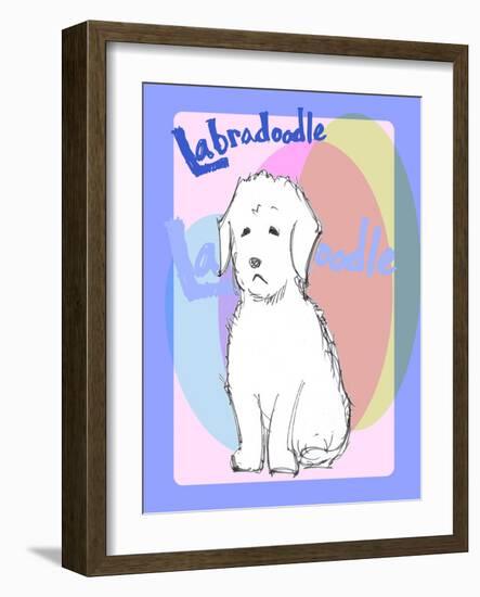 Labradoodle 1-Cathy Cute-Framed Giclee Print