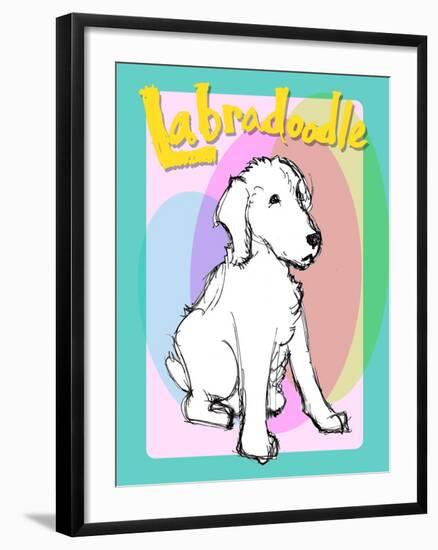 Labradoodle 2-Cathy Cute-Framed Giclee Print