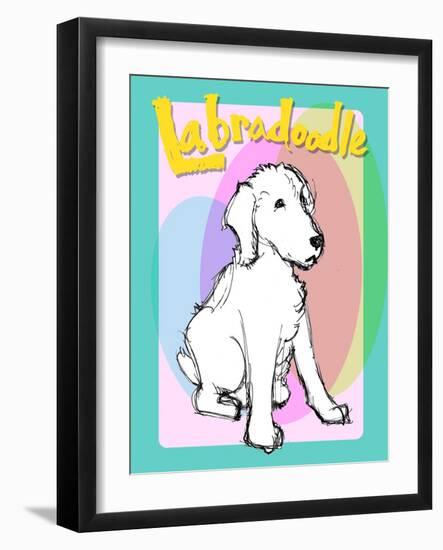Labradoodle 2-Cathy Cute-Framed Giclee Print
