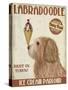 Labradoodle, Golden, Ice Cream-Fab Funky-Stretched Canvas