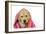 Labrador (8 Week Old Pup) with Towel-null-Framed Photographic Print