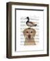 Labrador and Duck-Fab Funky-Framed Art Print