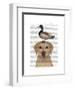 Labrador and Duck-Fab Funky-Framed Art Print