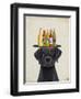 Labrador Black Beer Lover-Fab Funky-Framed Art Print
