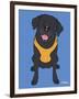 Labrador Black-Tomoyo Pitcher-Framed Giclee Print