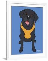 Labrador Black-Tomoyo Pitcher-Framed Giclee Print