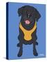 Labrador Black-Tomoyo Pitcher-Stretched Canvas