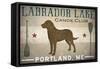 Labrador Lake Chocolate Lab-Ryan Fowler-Framed Stretched Canvas