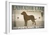 Labrador Lake Chocolate Lab-Ryan Fowler-Framed Art Print