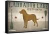 Labrador Lake Yellow Lab-Ryan Fowler-Framed Stretched Canvas