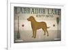 Labrador Lake Yellow Lab-Ryan Fowler-Framed Art Print