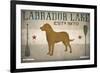 Labrador Lake Yellow Lab-Ryan Fowler-Framed Art Print