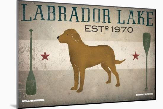 Labrador Lake Yellow Lab-Ryan Fowler-Mounted Art Print