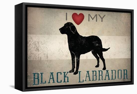 Labrador Love I-Ryan Fowler-Framed Stretched Canvas