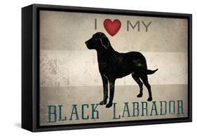 Labrador Love I-Ryan Fowler-Framed Stretched Canvas