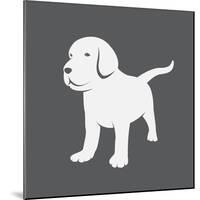 Labrador Puppies-yod67-Mounted Art Print