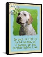 Labrador Retriever 1-Cathy Cute-Framed Stretched Canvas