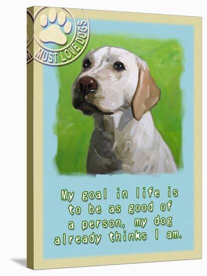 Labrador Retriever 1-Cathy Cute-Stretched Canvas