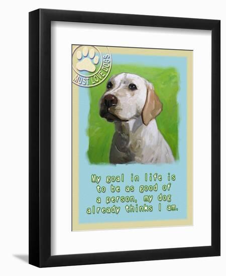 Labrador Retriever 1-Cathy Cute-Framed Premium Giclee Print