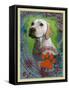 Labrador Retriever 2-Cathy Cute-Framed Stretched Canvas