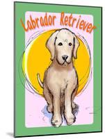 Labrador Retriever 3-Cathy Cute-Mounted Giclee Print