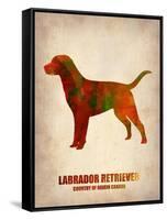 Labrador Retriever Poster-NaxArt-Framed Stretched Canvas