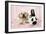 Labrador Retriever Puppy and English Rabbit-null-Framed Photographic Print