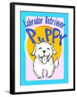 Labrador Retriever Puppy-Cathy Cute-Framed Giclee Print