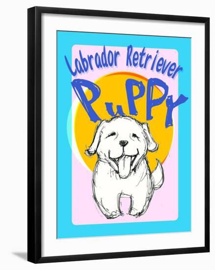 Labrador Retriever Puppy-Cathy Cute-Framed Giclee Print