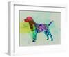 Labrador Retriever Watercolor-NaxArt-Framed Art Print