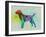 Labrador Retriever Watercolor-NaxArt-Framed Art Print