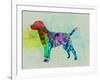 Labrador Retriever Watercolor-NaxArt-Framed Art Print