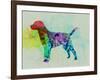 Labrador Retriever Watercolor-NaxArt-Framed Art Print