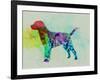 Labrador Retriever Watercolor-NaxArt-Framed Art Print