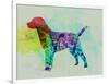 Labrador Retriever Watercolor-NaxArt-Framed Art Print