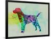 Labrador Retriever Watercolor-NaxArt-Framed Art Print