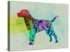 Labrador Retriever Watercolor-NaxArt-Stretched Canvas