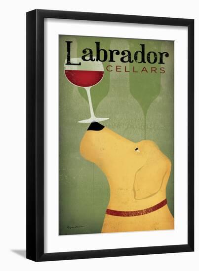 Labrador Wine Dog-Ryan Fowler-Framed Art Print