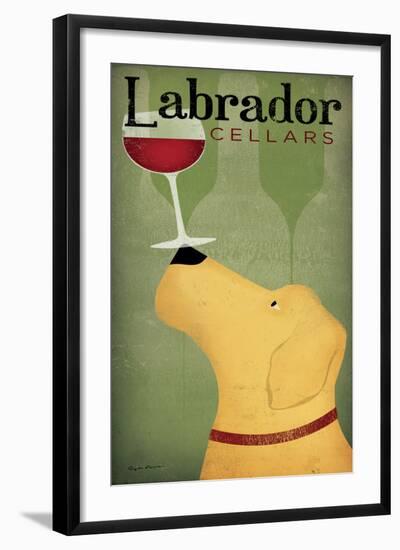 Labrador Wine Dog-Ryan Fowler-Framed Art Print