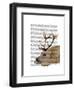 Labrador with Antlers-Fab Funky-Framed Art Print