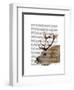 Labrador with Antlers-Fab Funky-Framed Art Print