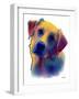 Labrador Yellow 1-Marlene Watson-Framed Giclee Print